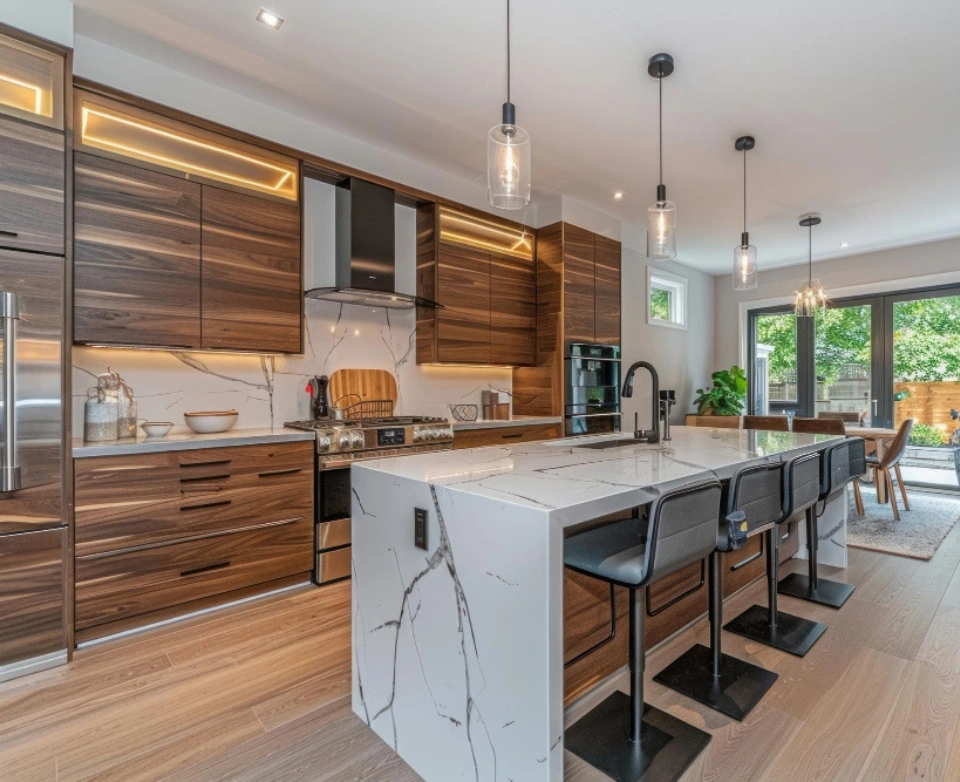  modern kitchen remodeling project in Pasadena and Los Angeles