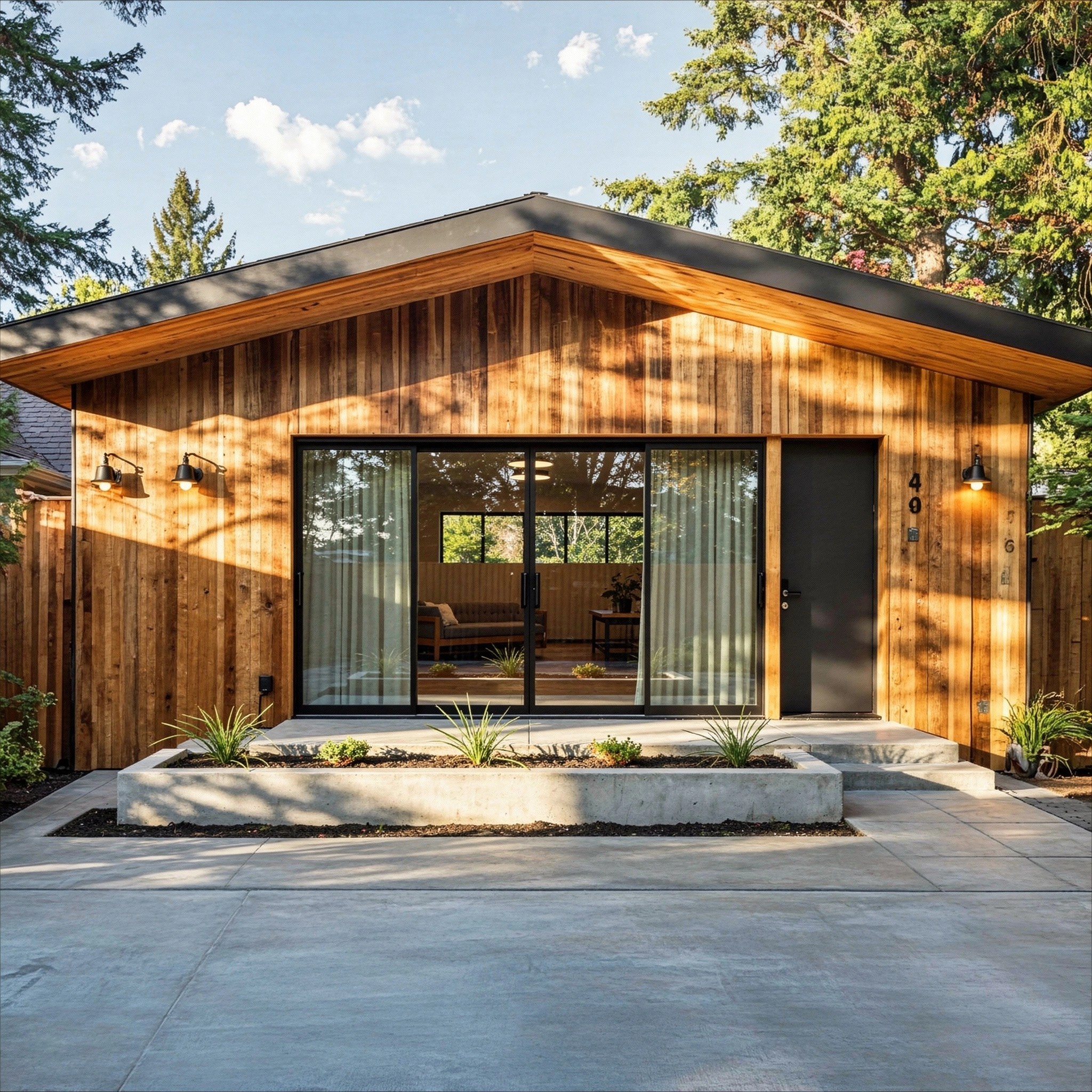  modern garage conversion and backyard ADU in Culver City and Los Angeles